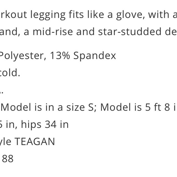 Strut This Star leggings with matching bra (COPPER STAR)
**never worn** - Picture 5 of 8